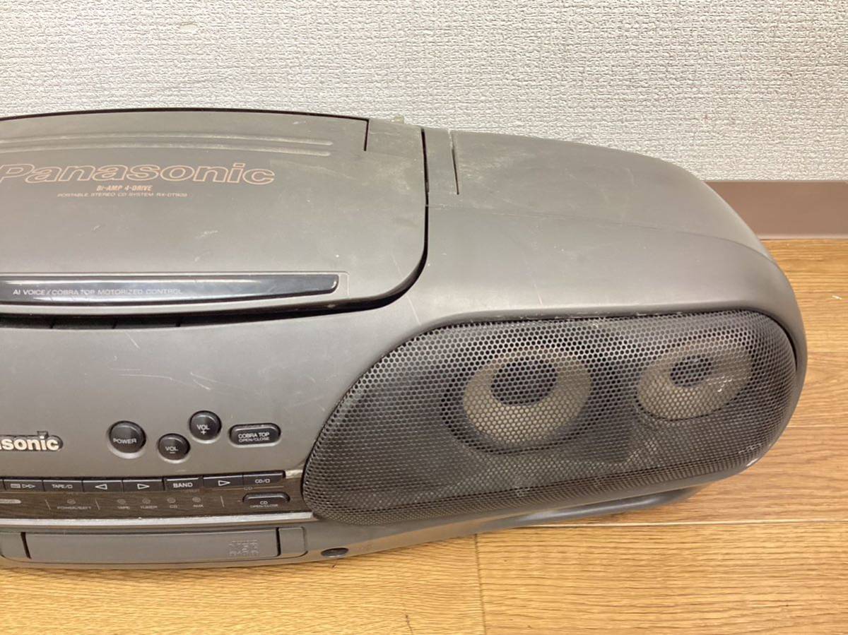 003 12【通電確認済】Panasonic パナソニック RX-DT909モデル CD 