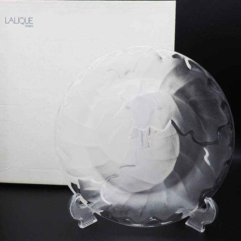 元箱あり】 ラリック LALIQUE シェーヌ Chene プレート 22.5cm