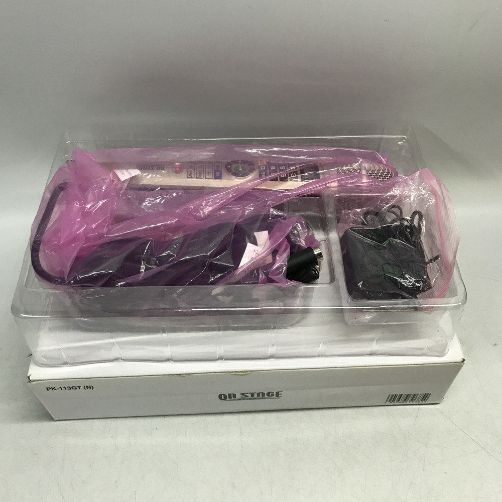 ○佐藤商事 ON STAGE オンステージ PK-113GT カラオケ マイク 通電のみ