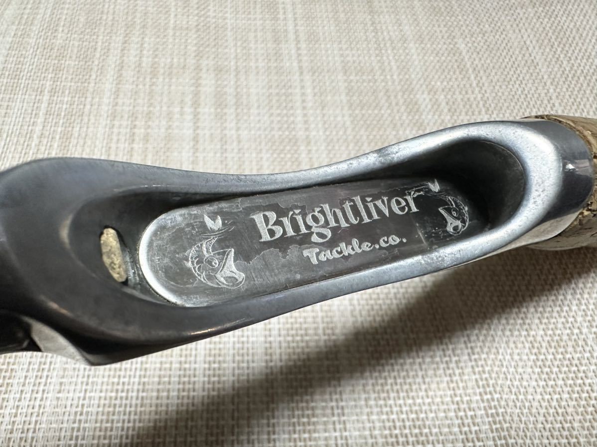 中古 希少 ブライトリバー ブライトキャスターグリップ ポリッシュ・フィニッシュ コルクガン Brightliver BrightCaster Grip_4
