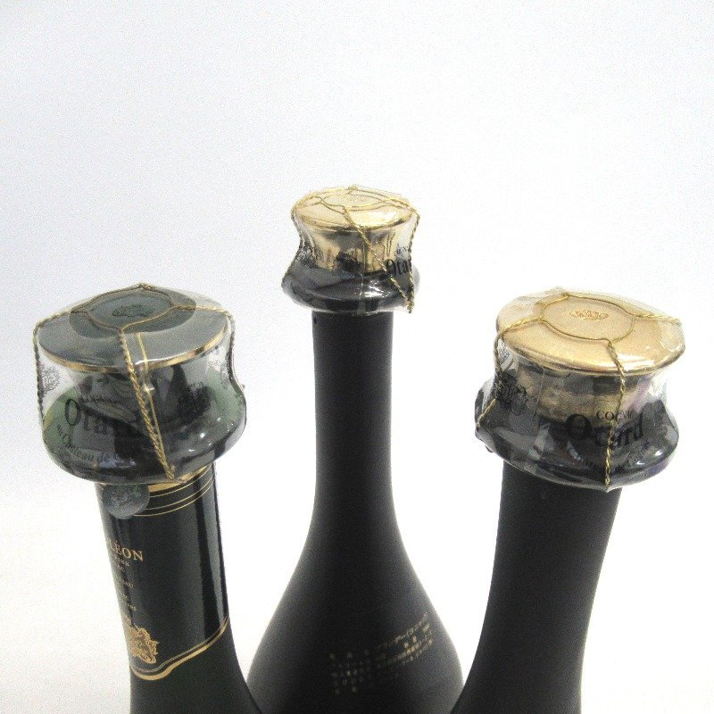 ト酒未開栓 古酒 コニャック 3本 まとめ ブランデー レミー