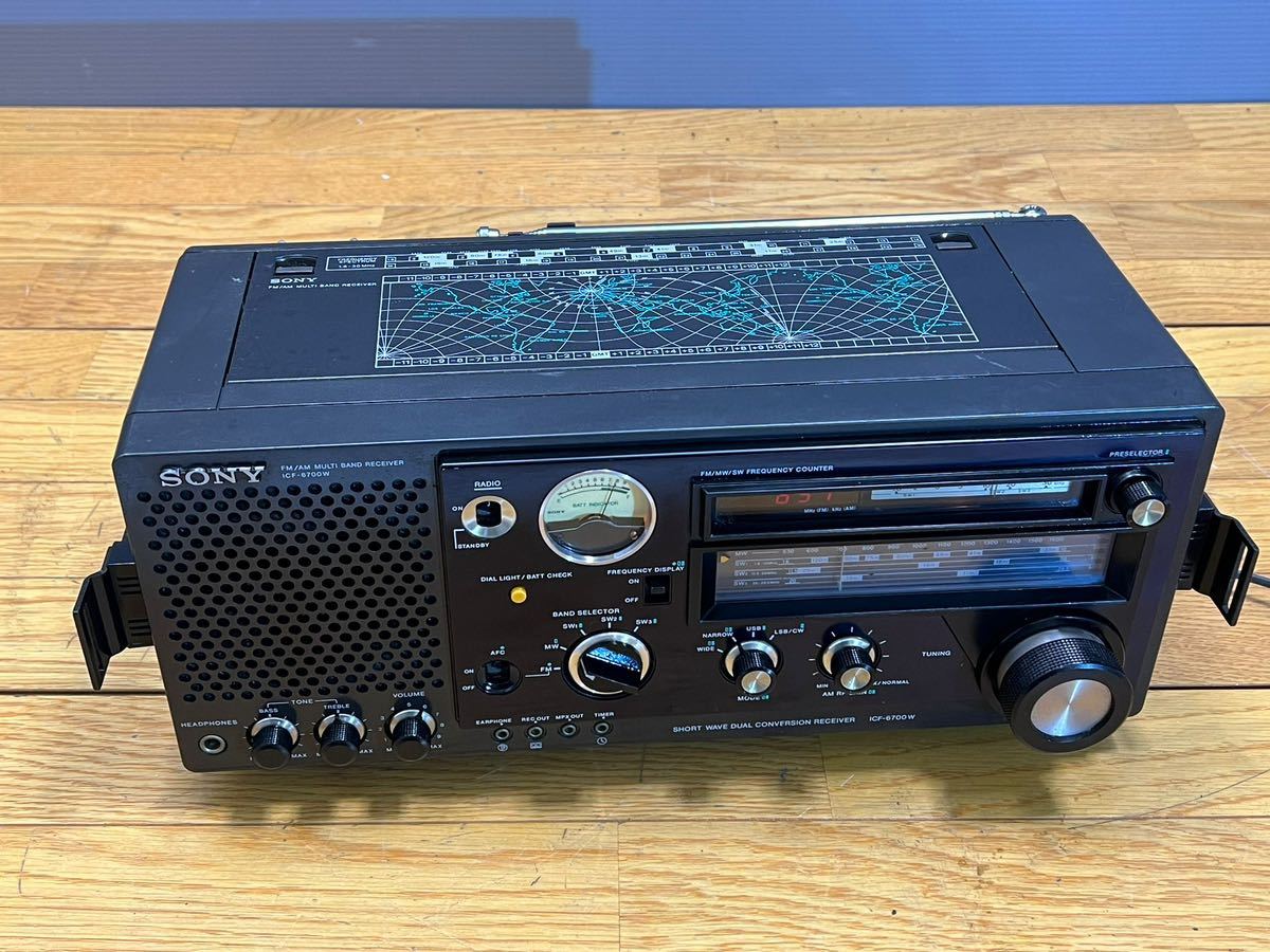 SONY ICF-6700 ラジオ受信機 吹き掛け