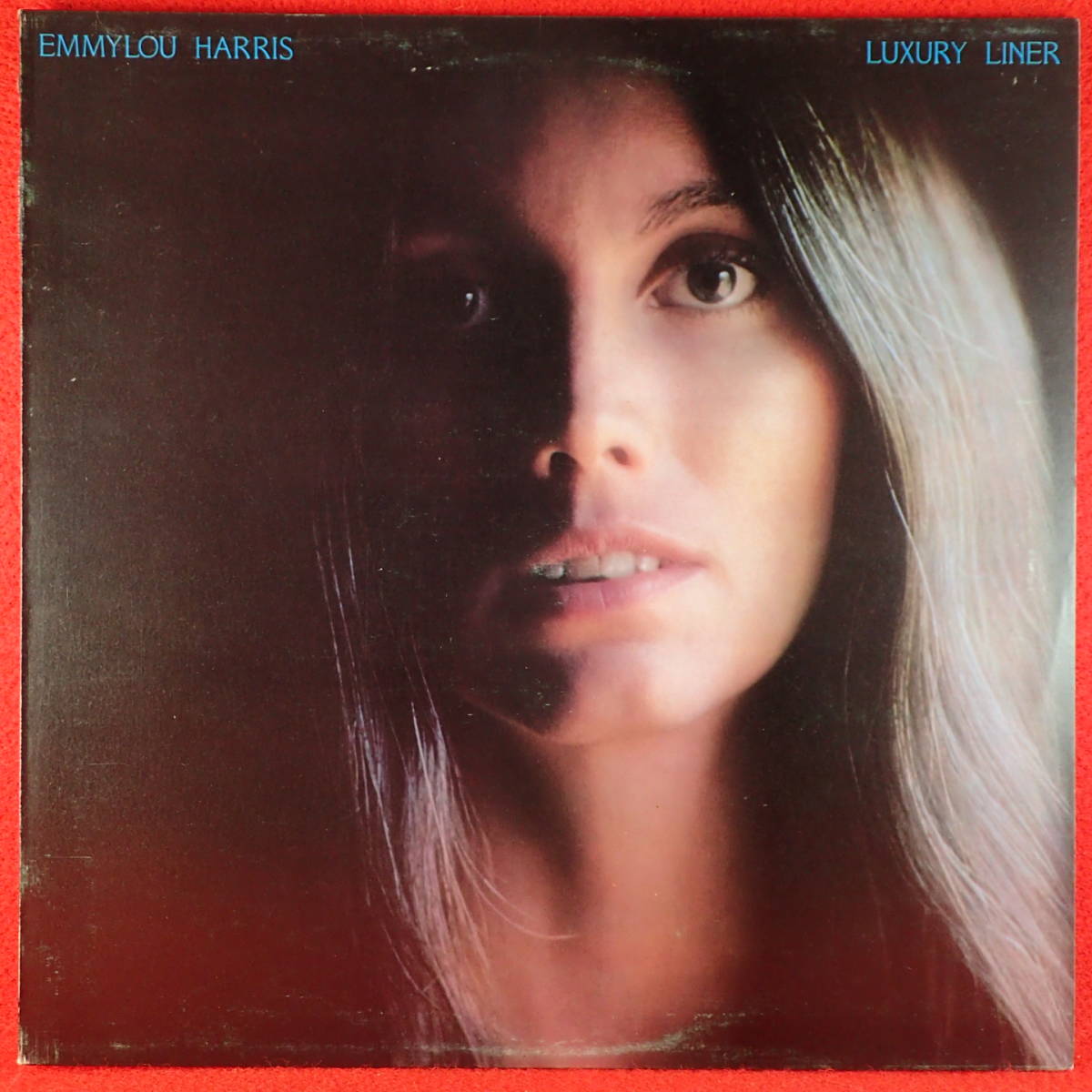 1円開始★神洗浄ギガレア★奇跡の極美盤★UKオリジナル PORKY刻印 インサ-ト★EMMYLOU HARRIS&frasl;LUXURY  LINER★絶世美女ジャケ★最高音質