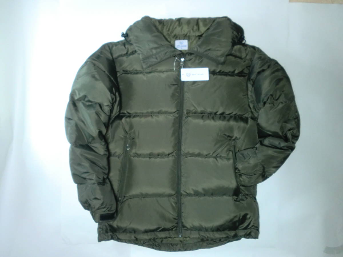 新品 セントオーシャン 撥水 リップストップ フード ダウン 新品SENT 
