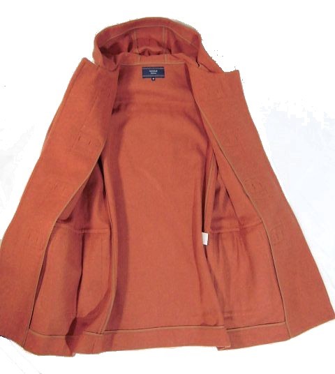 L木12648新品▼ ニコル メルトン ダッフルコート 【 50/XL 】 尾州産ウール混紡 フーデッド ダッフルコート NICOLE selection コート