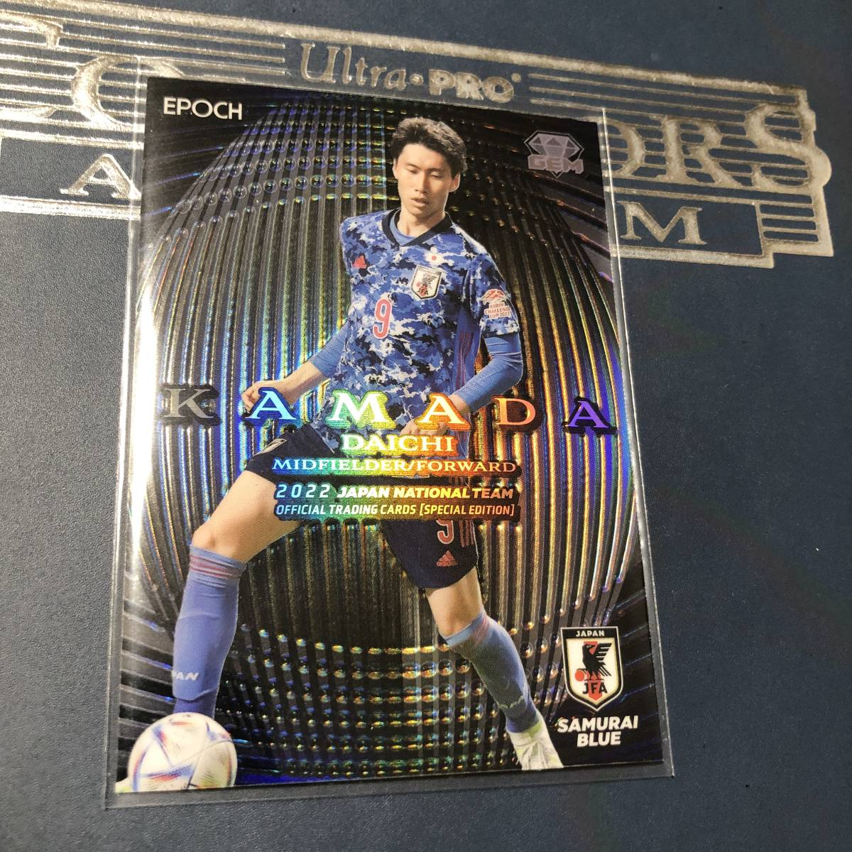 EPOCH 2022 サッカー日本代表 GEMカード 5枚限定 5/5 三笘薫 2022 