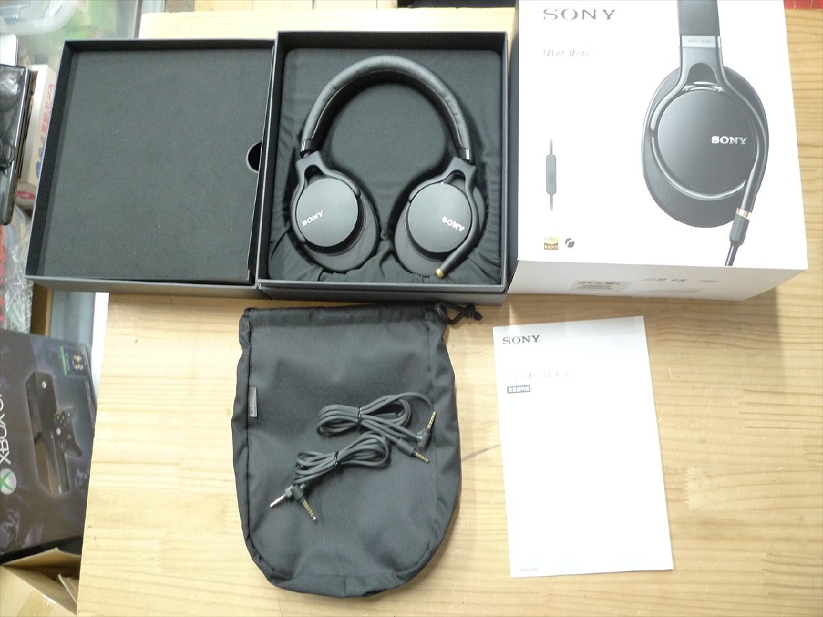 現状品 SONY MDR-1AM2 ブラック 管理3267 ハイレゾ本来の良さを体感