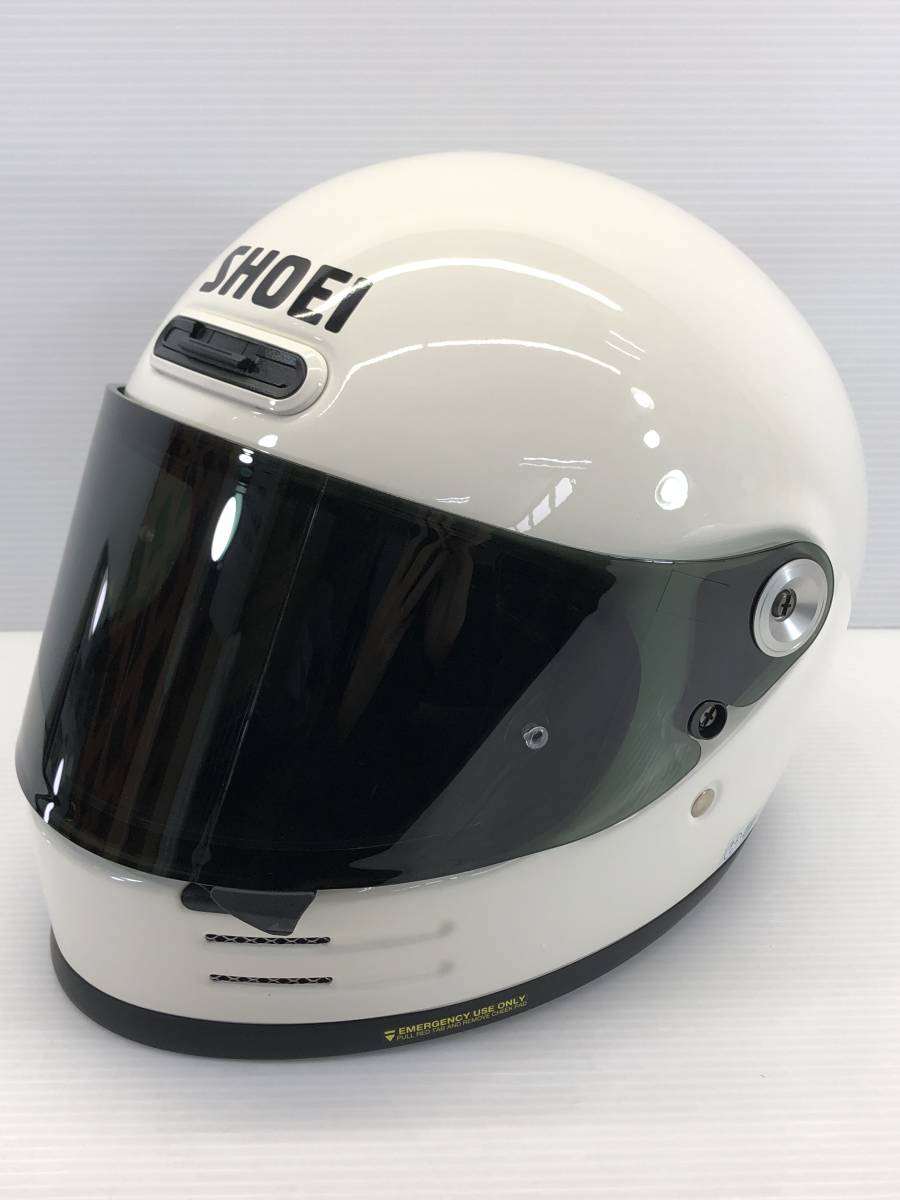 【傷多め特価】ショウエイ グラムスター オフホワイト L 〇 美品 SHOEI ショウエイ Glamster グラムスター オフホワイト L CPB