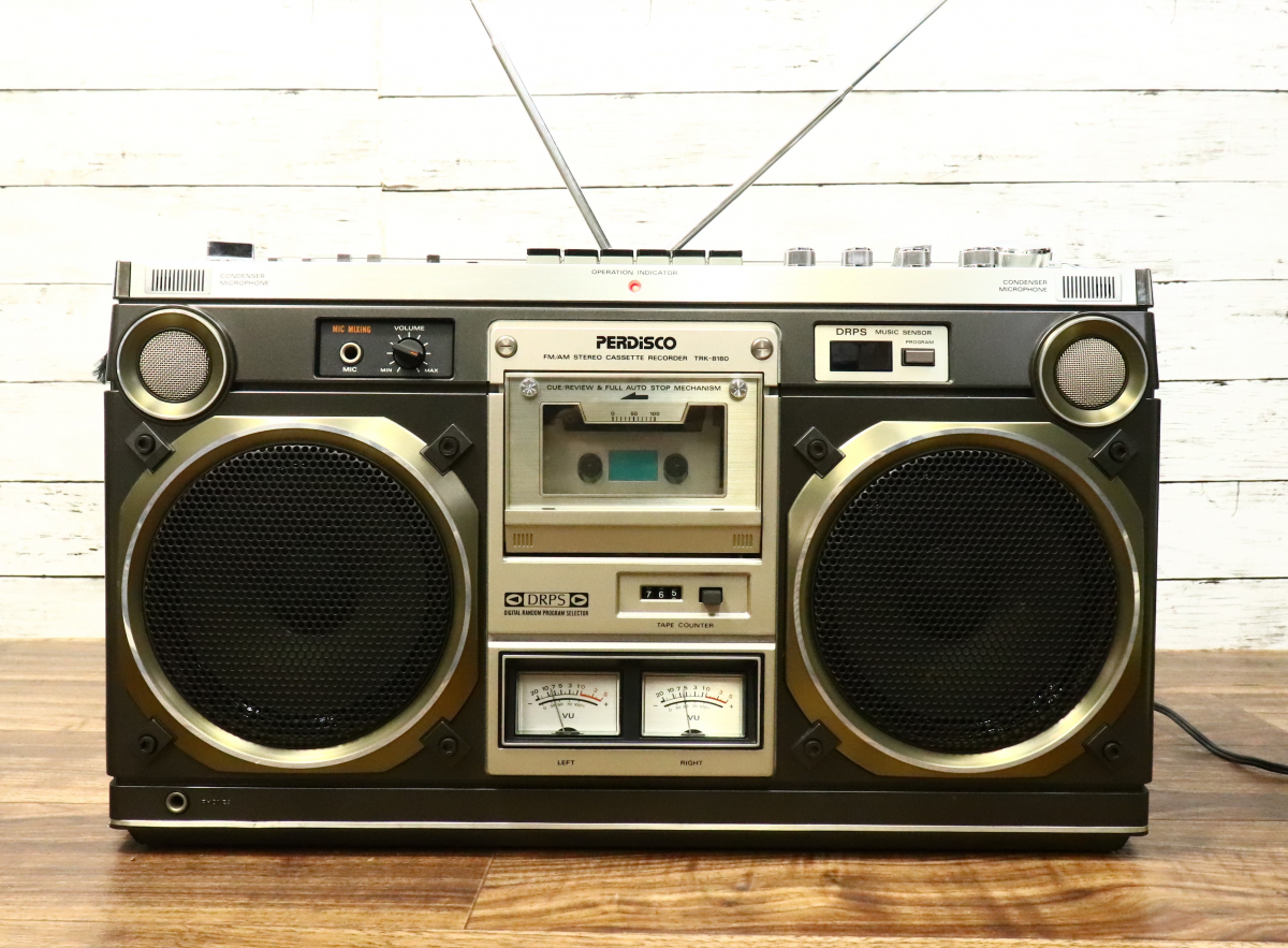 M出品 お買い得，安い 【ト長】HITACHI 日立 PERDiSCO カセットレコーダーTRK