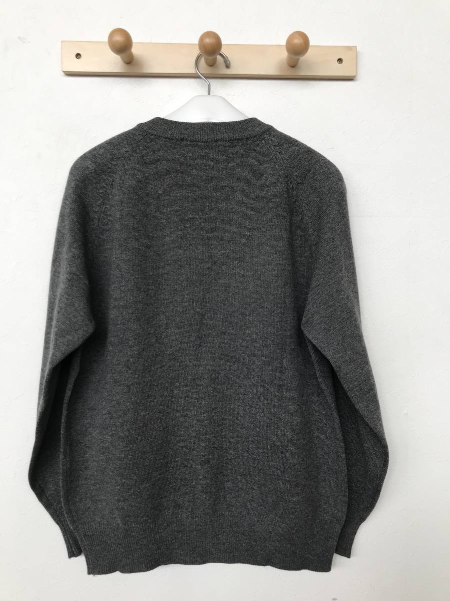 【新品タグ付】本間ゴルフ カシミア100% セーター M 高級素材 HONMA HONMA GOLF 本間ゴルフ メンズ 長袖 カシミヤVネックセーター ロゴ刺繍