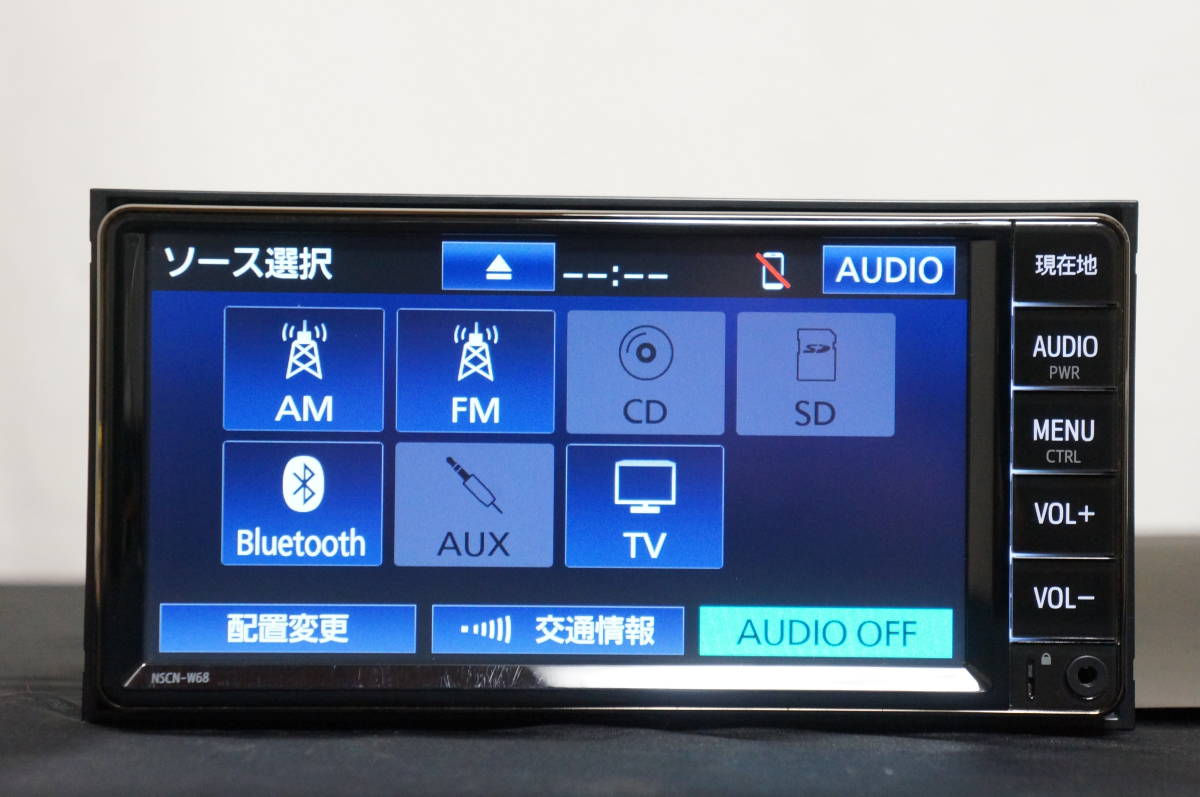 管理 3641220◇【NSCN-W68】◇整備済 トヨタ純正 Bluetooth ワンセグ 