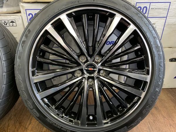 未使用 AME シャレン XR-75 18X8J+38 114.3-5H レブスペック 225/45R18 