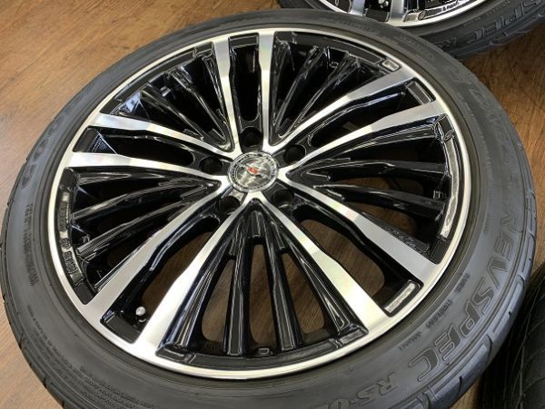 未使用 AME シャレン XR-75 18X8J+38 114.3-5H レブスペック 225/45R18 