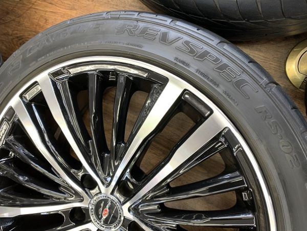 未使用 AME シャレン XR-75 18X8J+38 114.3-5H レブスペック 225/45R18 