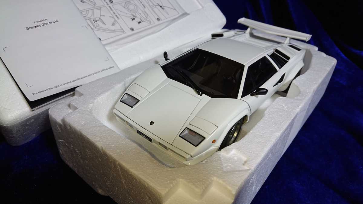 1/18 AUTOART オートアート 74532 LAMBORGHINI COUNTACH 5000S WHITE ランボルギーニ カウンタック LP500 