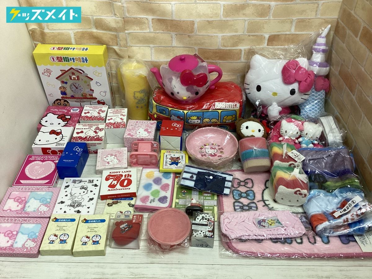 同梱不可/現状】 ファンシーグッズ まとめ売り ハローキティ、クレヨン