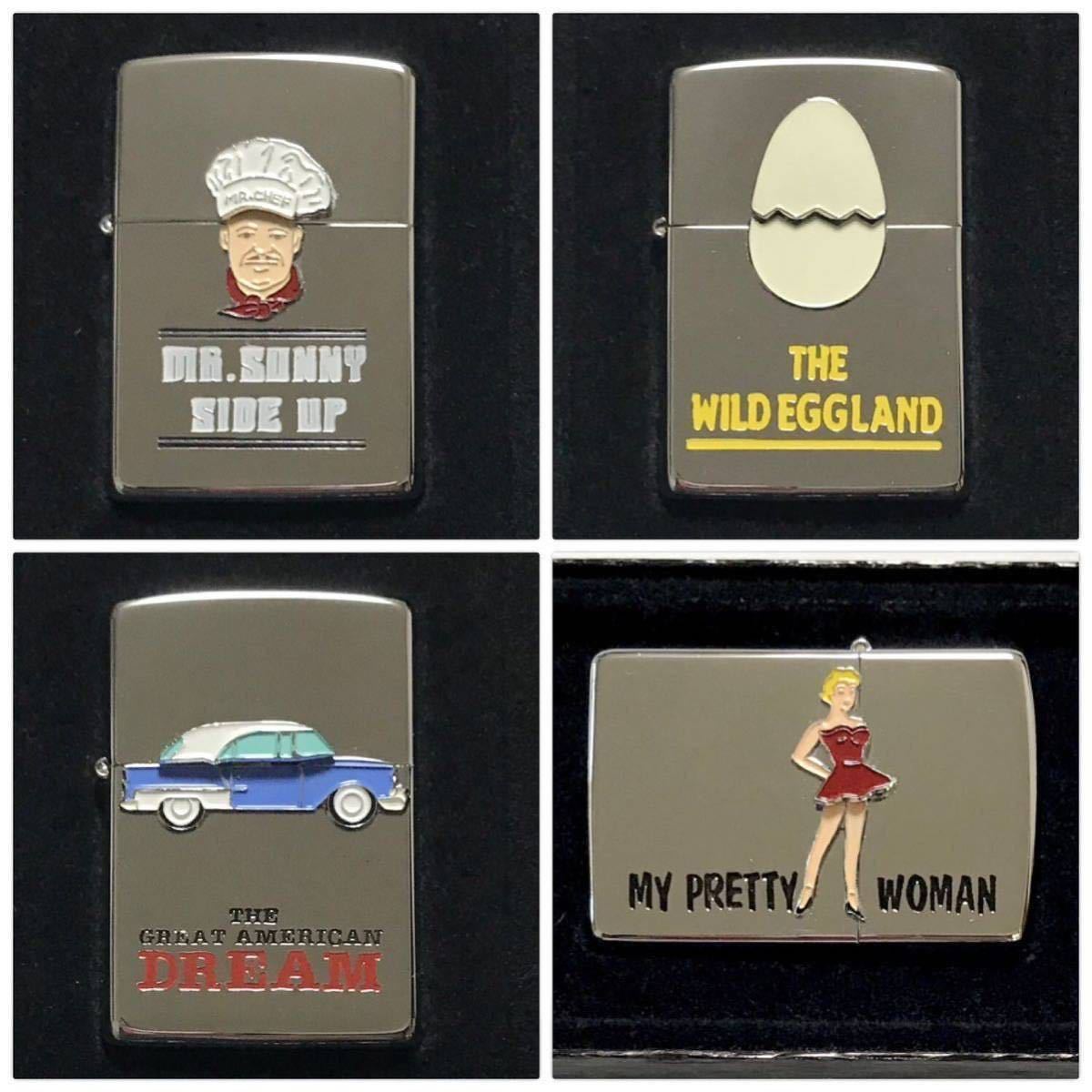 ZIPPO 1994〜1995年製 4点 セット トリック ピンズ シリーズ ガール 