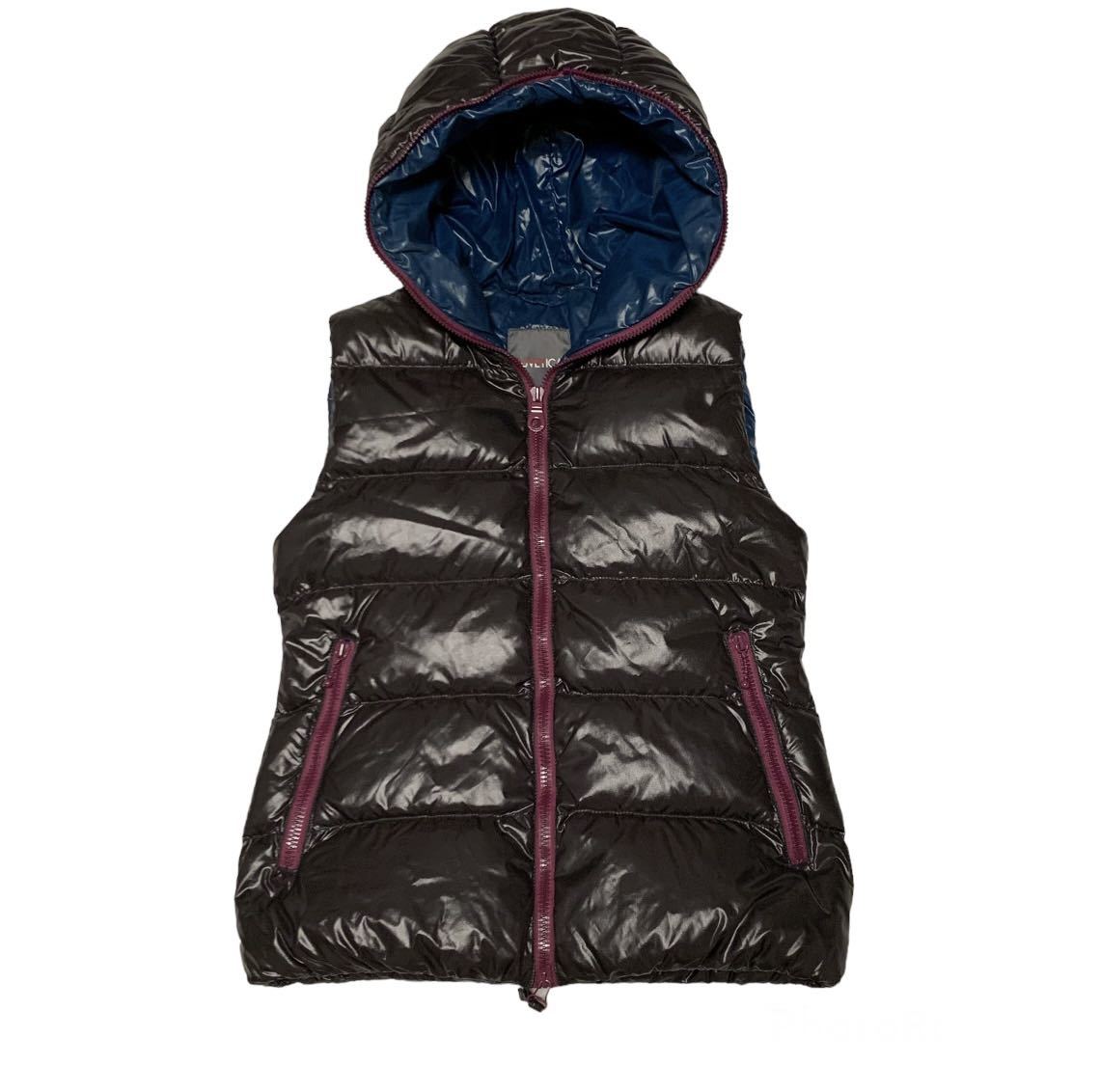 送料込！定6.1万◆DUVETICA デュベティカ◆Febe フーデッドダウンベスト38◆