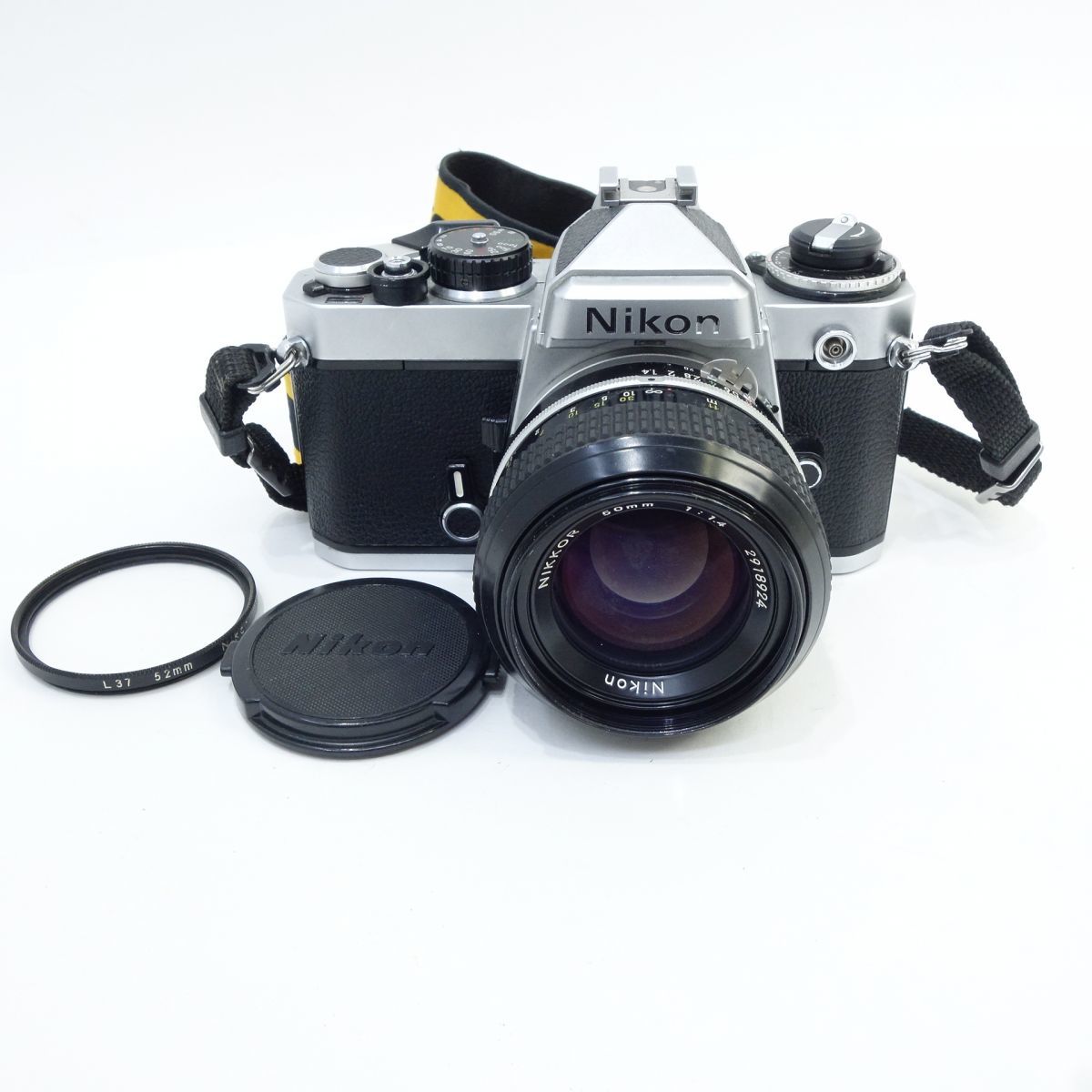 50mm Nikon FE MD-12 a454 0 108 Nikon ニコン FE NIKKOR 1：1.4 50mm フィルムカメラ ※ジャンク