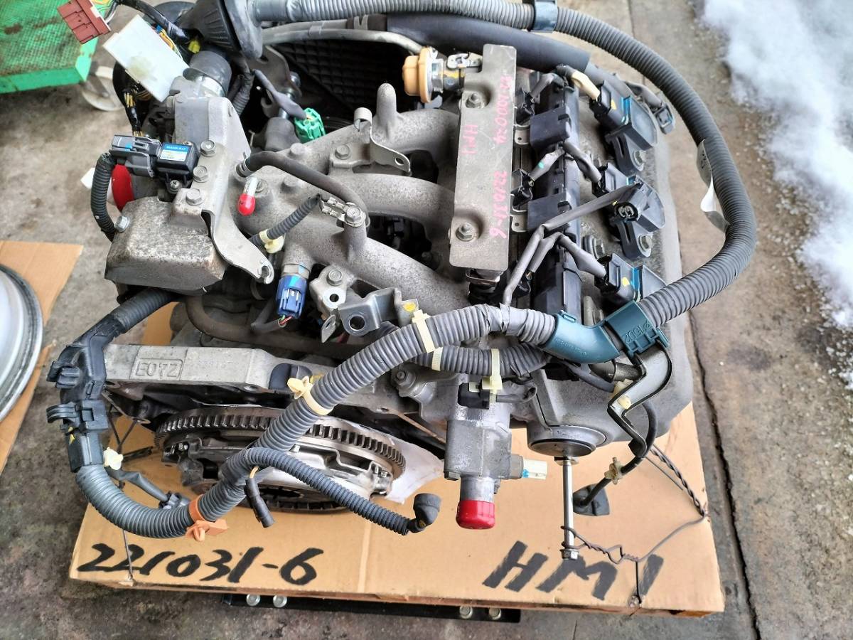 バモス ABA-HM1 エンジン E/G E07Z E07Z 82026km 走行テスト済