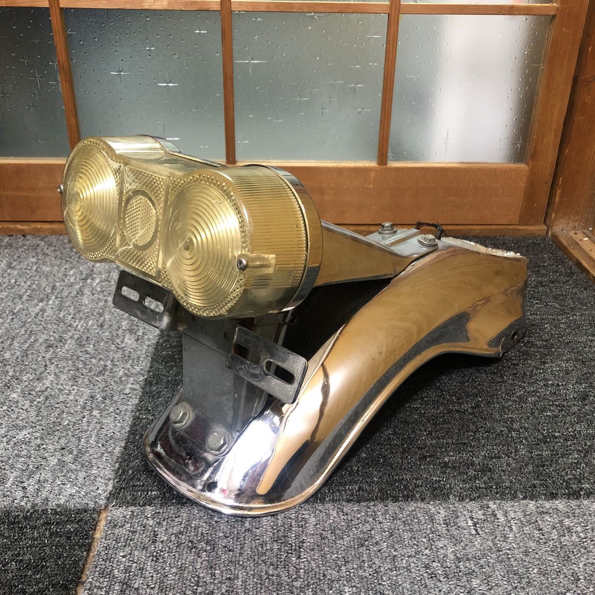 ホーク2 バブ用　当時物サンパチテール 1円スタート！当時物 ホークⅡ バブ サンパチテール 黄ばみレンズ 検