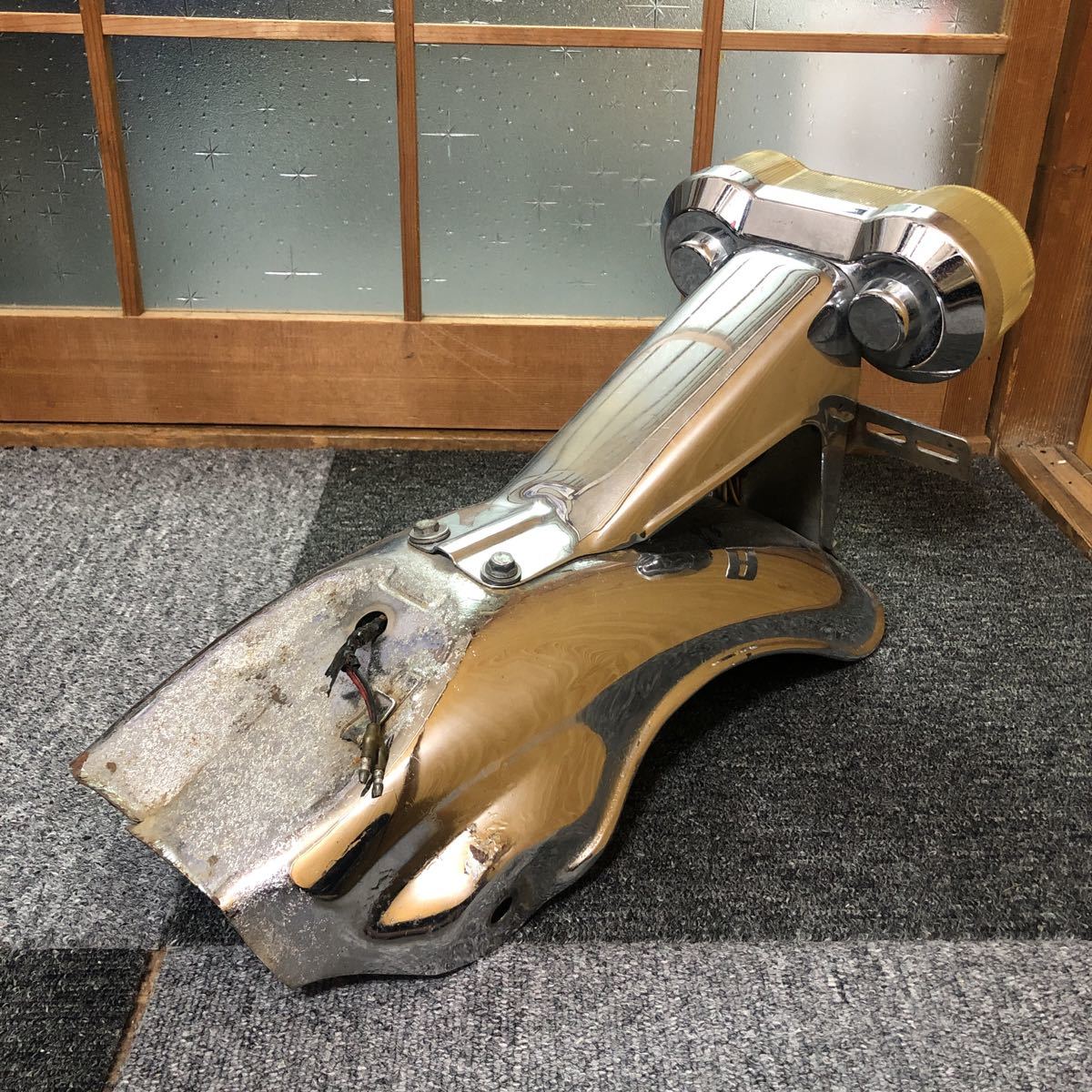 1円スタート！当時物 ホークⅡ バブ サンパチテール 黄ばみレンズ 検