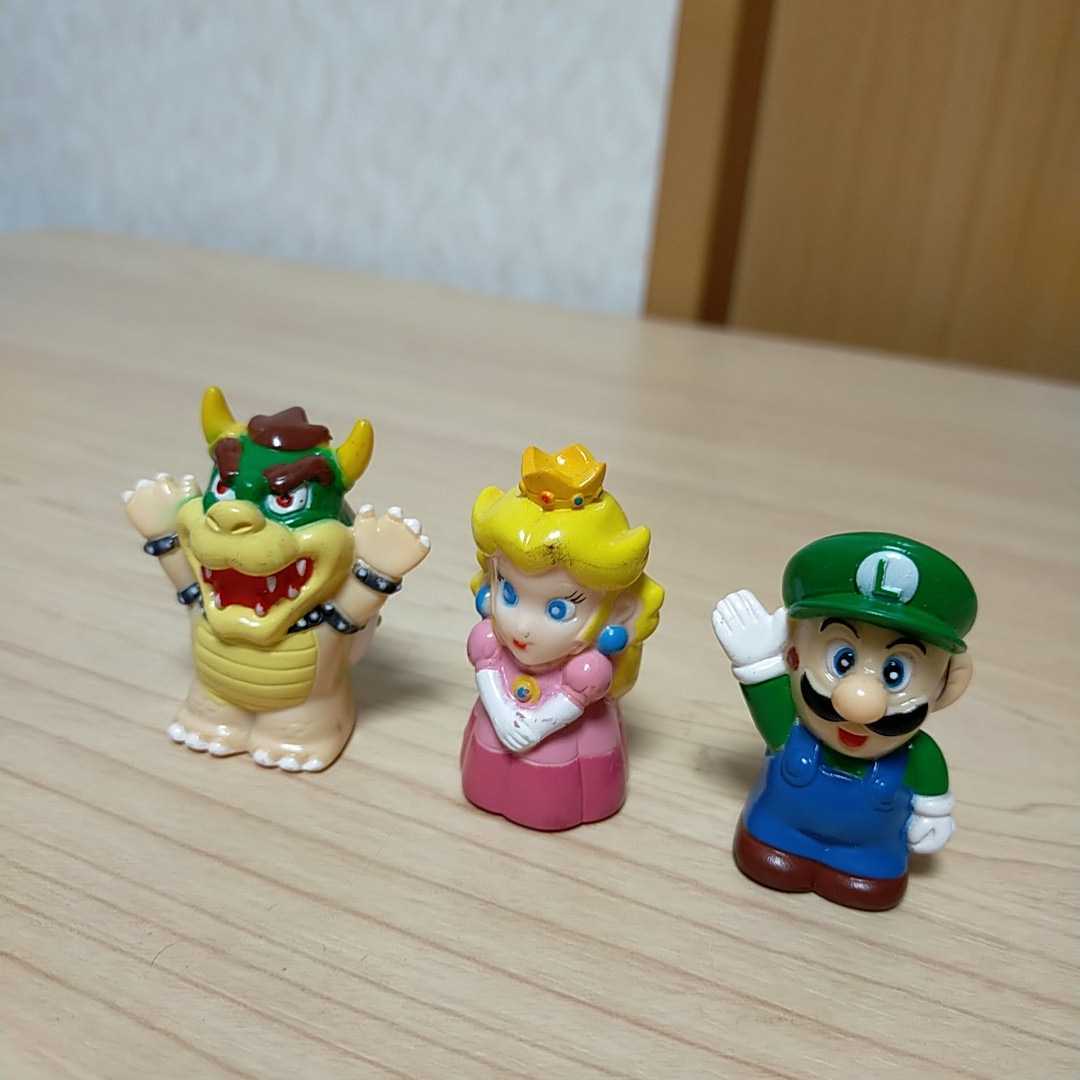 当時物 1993 スーパーマリオ大集合 マリオカートソフビコレクション 指 