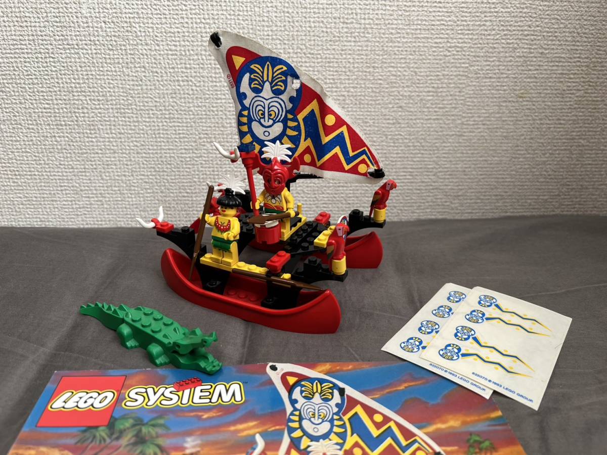 6256 LEGO レゴ 南海の勇者 ロンゴ族のカヌー(世界の冒険シリーズ 
