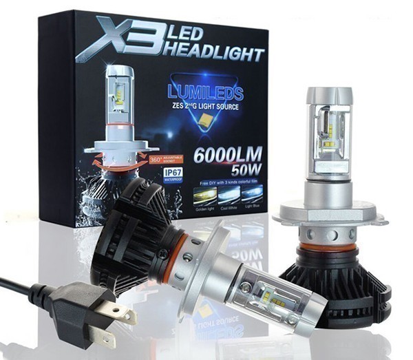 □PHILIPS LED チップ 車検対応 1400GTR ZX-9R ZX-12R ZZR 1200 H4 Hi