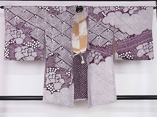 着物屋こころ□上質な小紋 着物屋こころ□羽織 総絞り 雲取り 着物屋こころ□上質な小紋 着物屋こころ□羽織 総絞り 雲取り