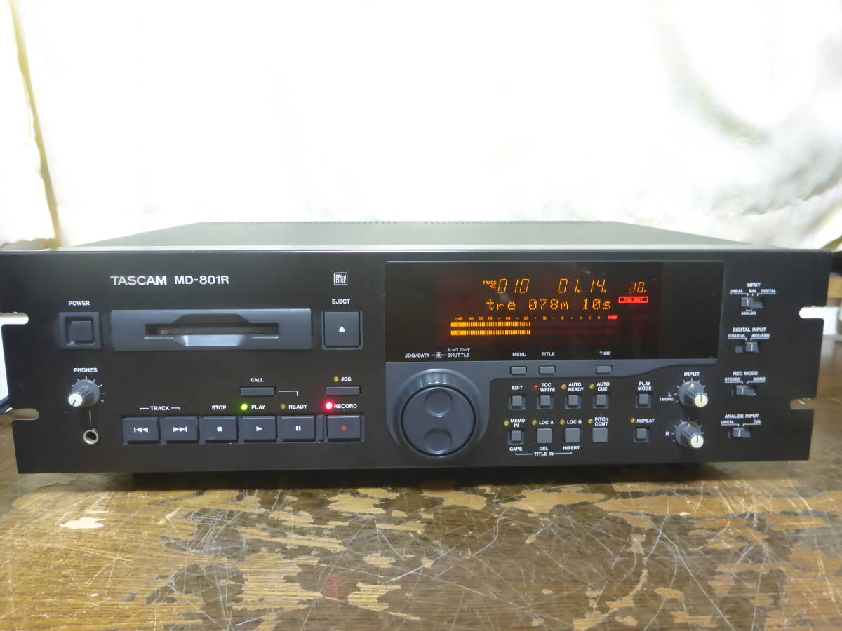 TASCAM MD-801R 業務用MDレコーダー タスカム ☆TASCAM☆MD-801R