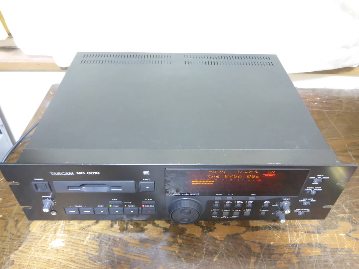 TASCAM MD-801R 業務用MDレコーダー タスカム ☆TASCAM☆MD-801R
