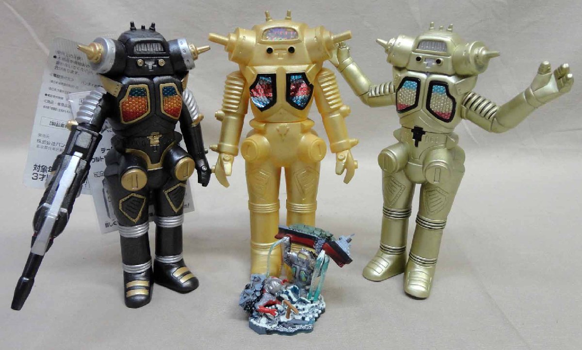 ウルトラ怪獣ソフビ キングジョー 旧金型シール付 おまけ2体セット ウルトラセブン