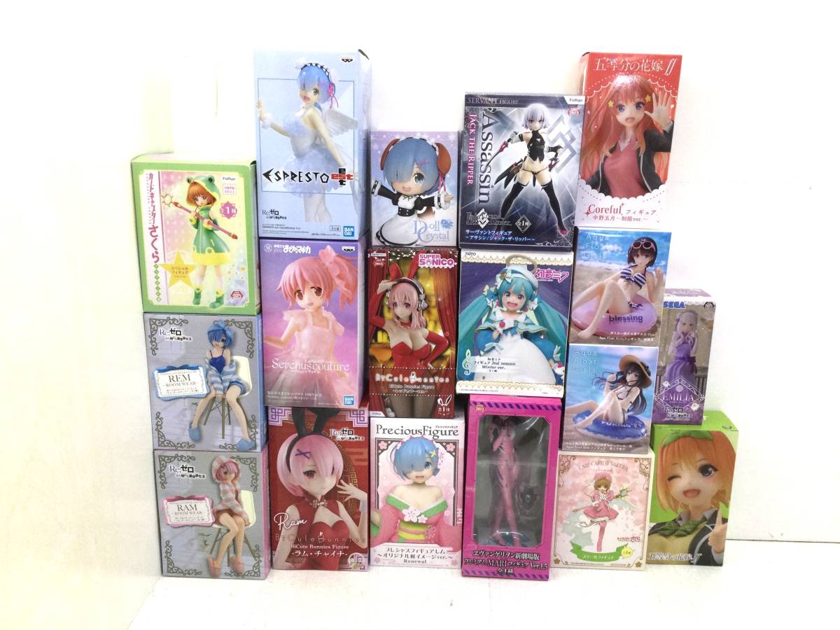 ★【ジャンク品/140】すーぱーそに子 Re:ゼロ カードキャプターさくら まどか☆マギカ 他 美少女フィギュアまとめ 開封品