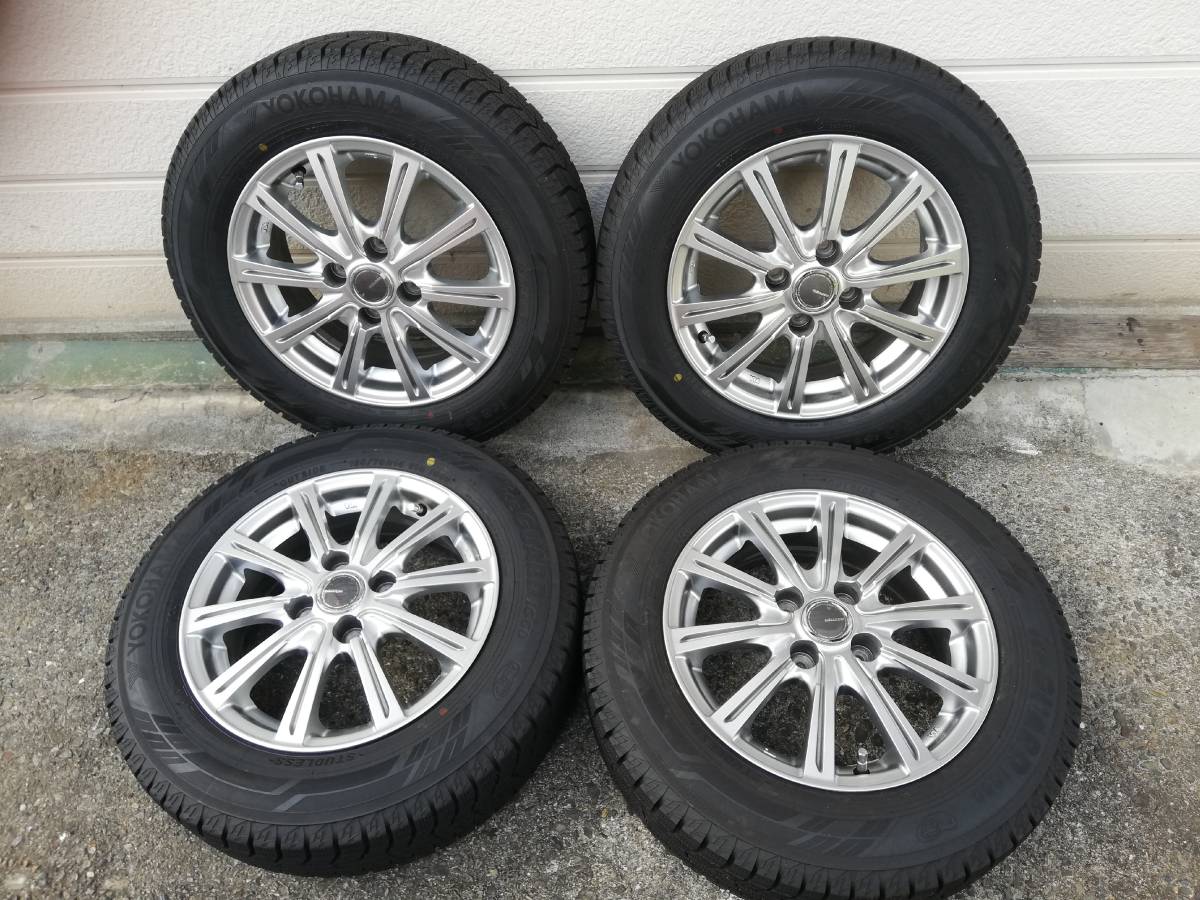 スタッドレスタイヤ ice GUARD 165/70R14　イボ有 9.5山 超美品 