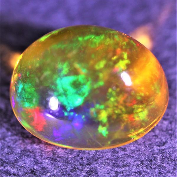 天然ファイアオパール メキシコ産 1.880ct 欧泊 裸石 宝石 ジュエリー 遊色 ファイヤーオパール loose jewelry fire opal