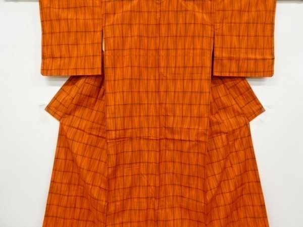 940504# 1円 格子織り出し手織り紬着物(紬、お召)|売買されたオークション情報、yahooの商品情報をアーカイブ公開 - オークファン ...