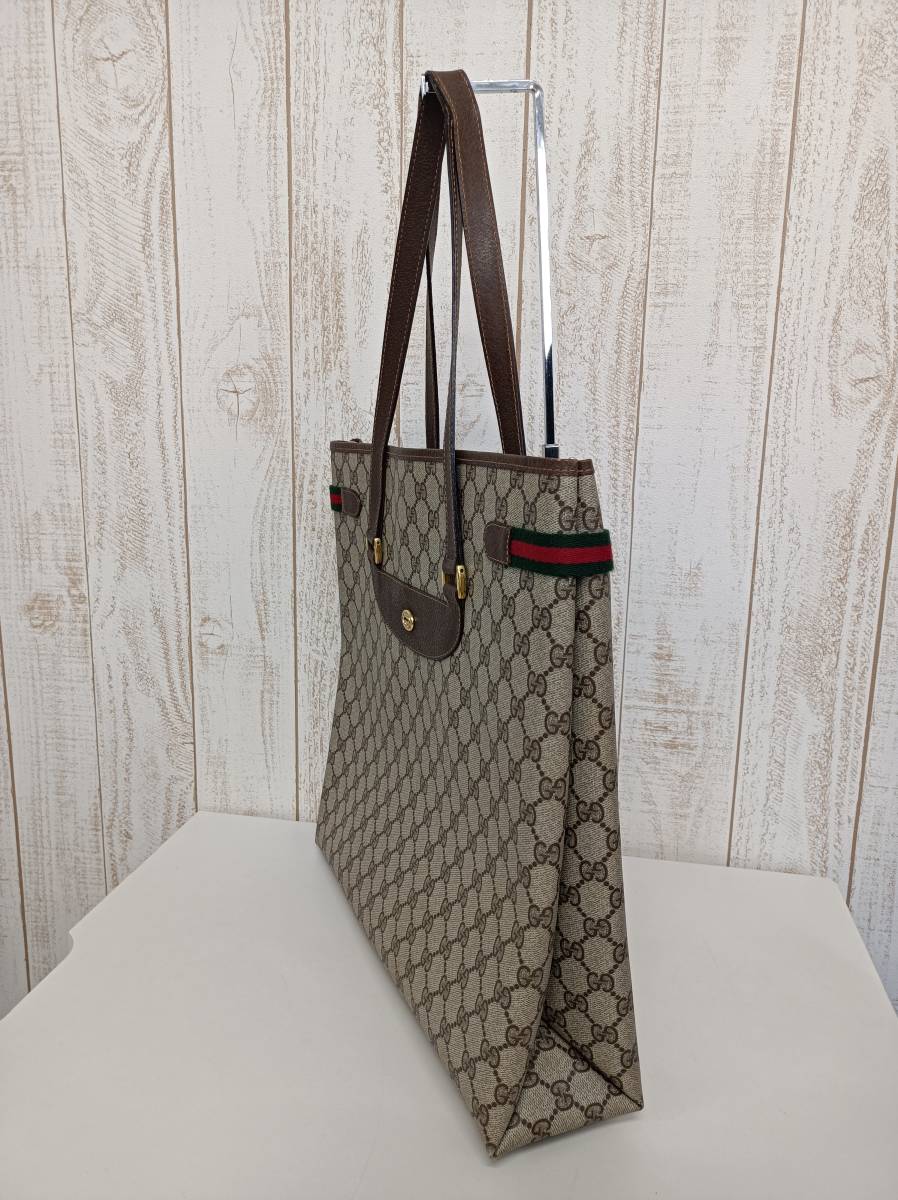 GUCCI 】グッチ トートバッグ 3902091 オールドグッチ サイドシェリー 
