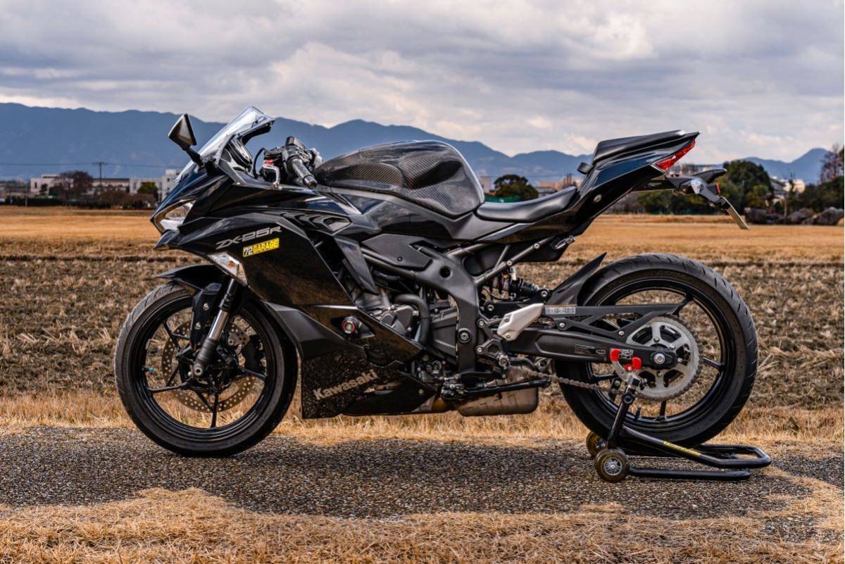ZX-25R フロント リヤ タンクカバー 白ゲル | ZX-25R 2020~ZX-25R （才