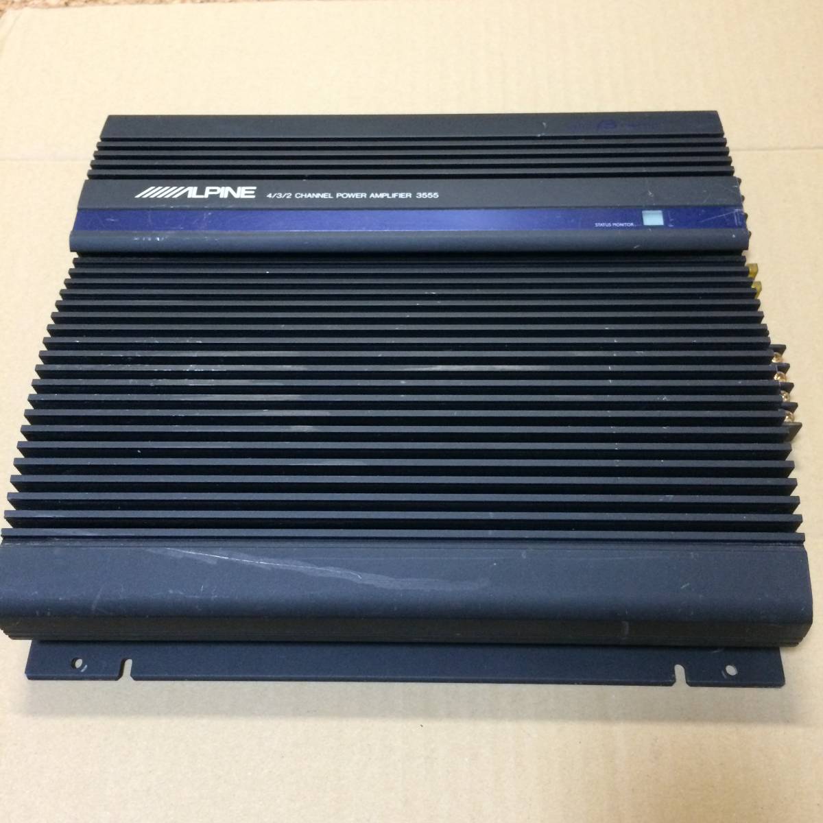 ALPINE アルパイン POWER AMPLIFIER 4/3/2 パワーアンプ 3555 動作