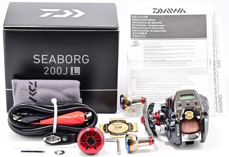 ★☆【ダイワ】 19シーボーグ 200JL 使用距離37.3km 使用71時間 DAIWA SEABORG★☆m27968