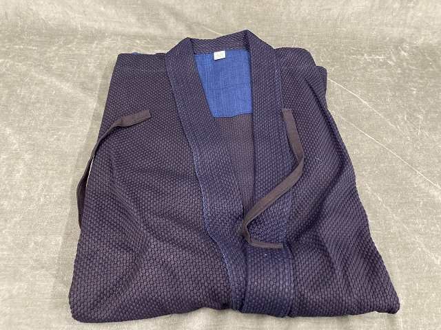 29-Y18 ◎I 剣道 剣道着 剣道衣 藤 武州紺 サイズ4.5 綿製 武道 武道具 スポーツ 部活 稽古　未使用品
