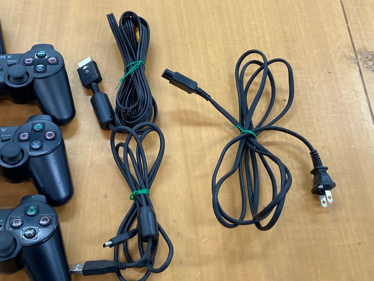 ☆32-3324】□ジャンク□SONY PlayStation3 本体+コントローラ まとめ