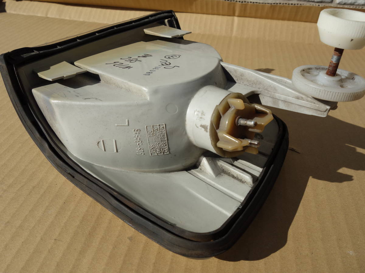 ベンツ W126 SEC 左 フロント ホワイト ウインカー 社外品③  