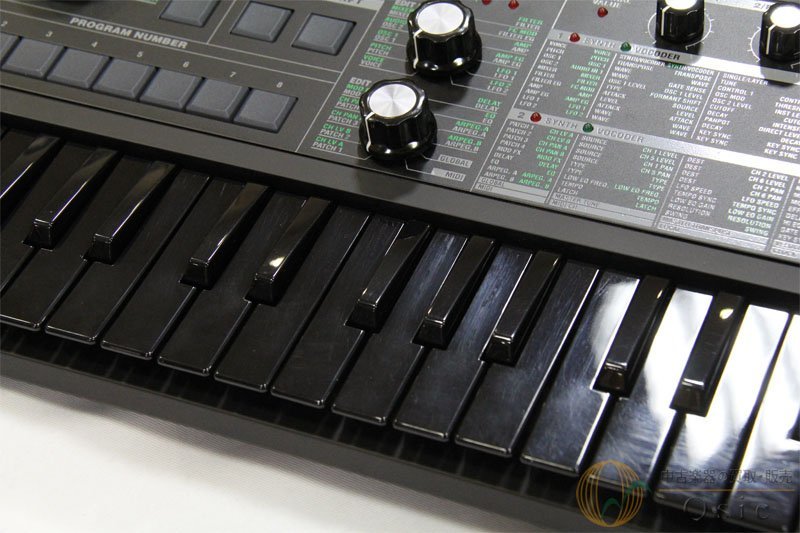 [美品] KORG microKORG BKBK アナログモデリングシンセサイザー/黒色鍵盤がかっこいい！ [RIX48]