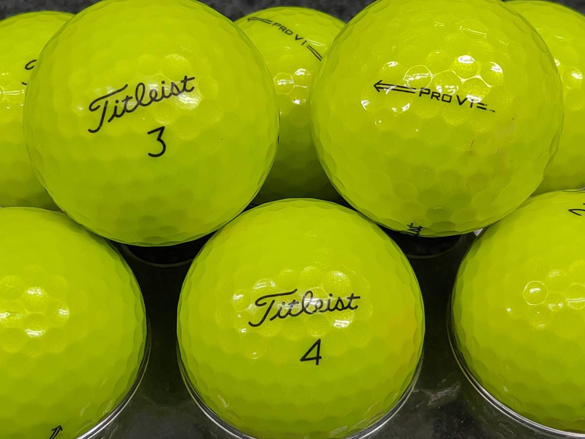 ☆美品☆タイトリスト PRO V1 '21 イエロー 30球セット ゴルフボール