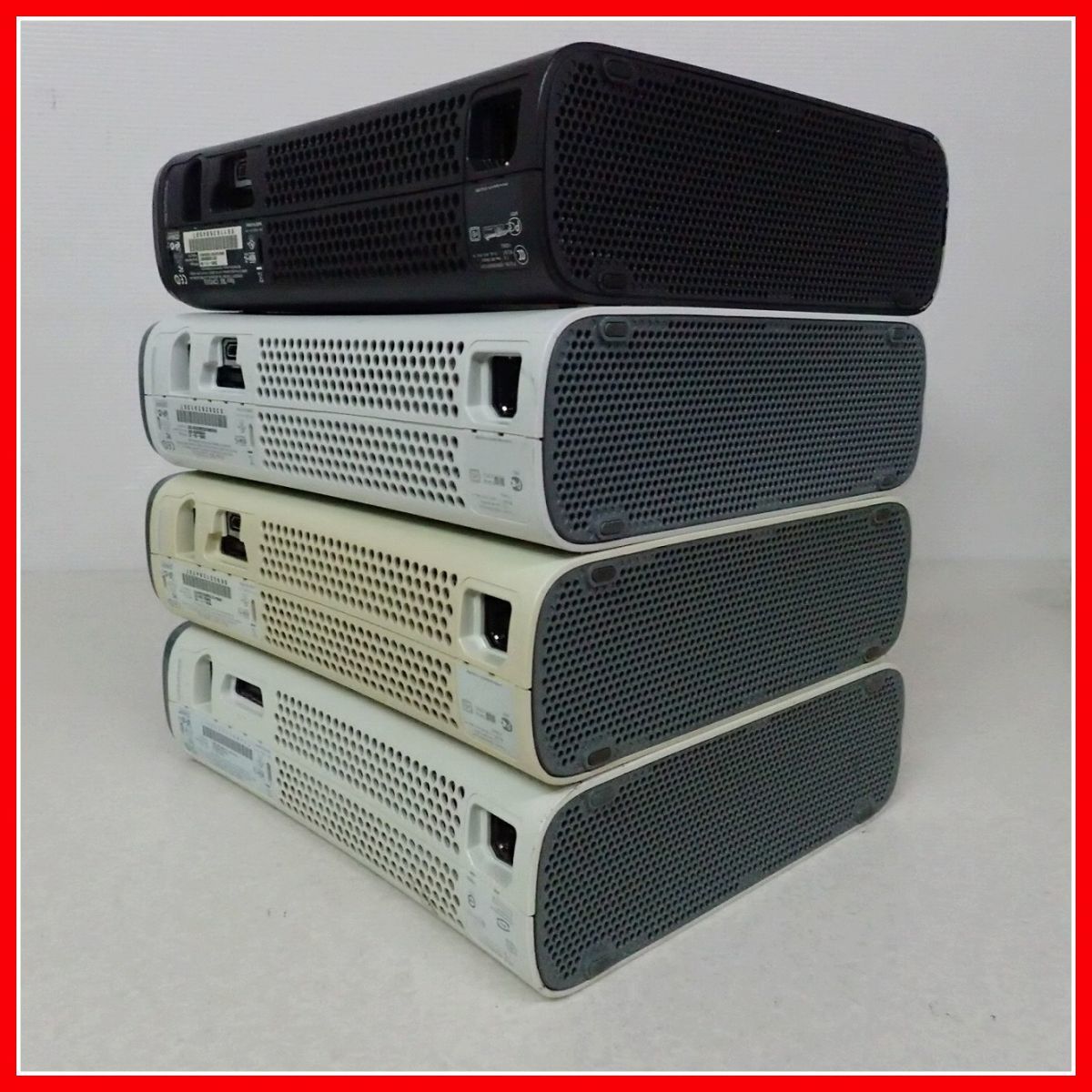 XBOX360 本体8台 + HDD4個 + AC8個 + AV8個 + 周辺機器