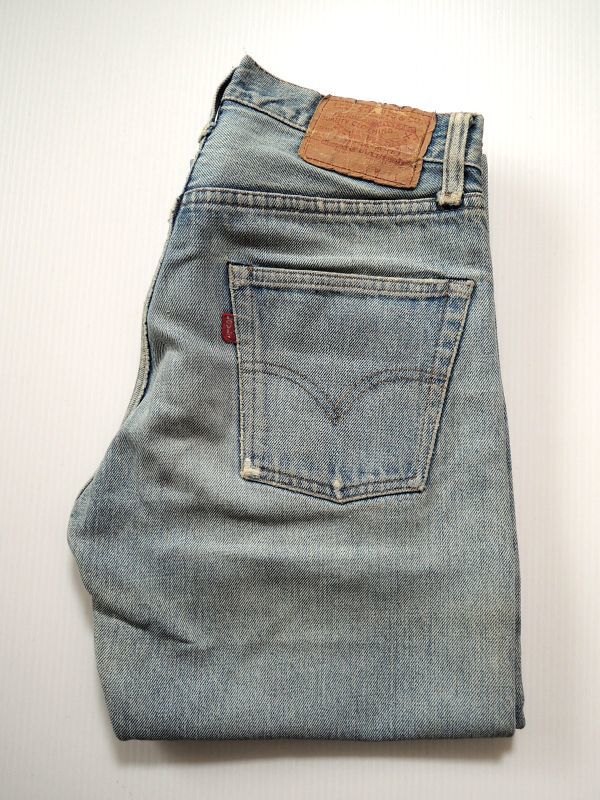 70s USA製 Levi's リーバイス 501 66前期 デニムパンツ W28 股下83cm