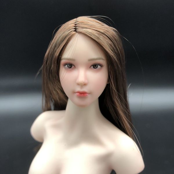 1/6　女性フィギュア用　ヘッド　1/6スケールヘッド　カスタムヘッドパーツ　B003　TBLeague/Phicen/ファイセン/JIAOU DOLL　　　