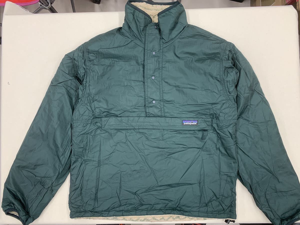 90S パタゴニア リバーシブルグリゼード プルオーバー ビンテージ  